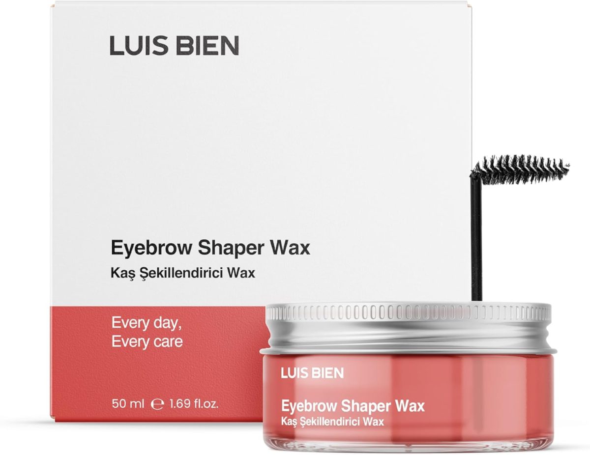 Luis Bien Eyebrow Wax Kit – Professional Eyebrow Soap Wax with Brush – Eyebrow Soap for Shaping and Defining – Eyebrow Gel for Fuller and Thicker Eyebrows – Long-Lasting and Secure Hold