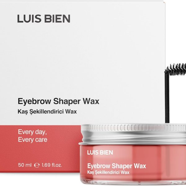Luis Bien Eyebrow Wax Kit – Professional Eyebrow Soap Wax with Brush – Eyebrow Soap for Shaping and Defining – Eyebrow Gel for Fuller and Thicker Eyebrows – Long-Lasting and Secure Hold