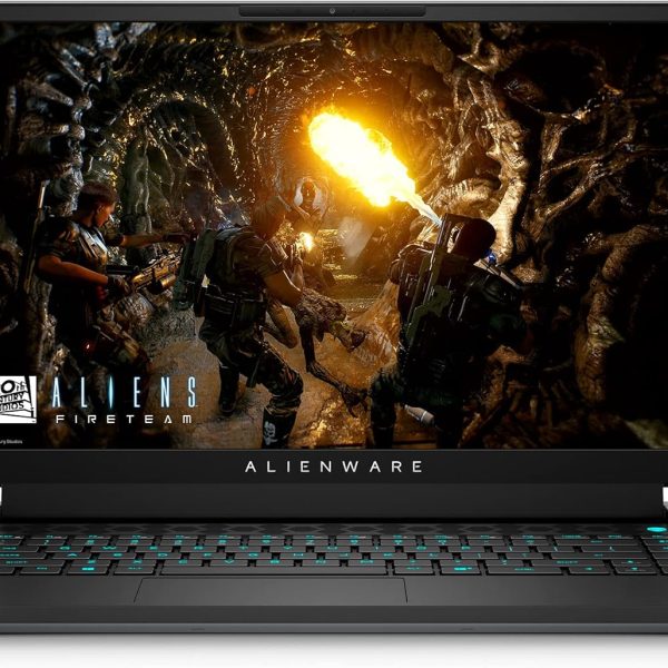 لابتوب العاب ايليانوير M15 R6 بشاشة 15.6انش QHD بتردد 240هرتز ومعالج انتل كور i7-11800H وذاكرة 32GB DDR4 RAM و1TB SSD ونفيديا جيفورس RTX 3080 8GB GDDR6 وويندوز11، هوم دارك سايد اوف ذا مون(احدث اصدار)