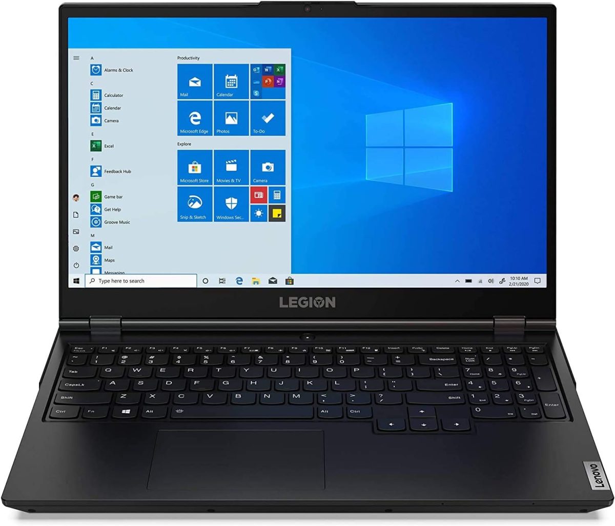 لابتوب العاب لينوفو ليجن 5 2020 بشاشة FHD 15.6 انش 250 وحدة مضيئة في البكسل كور I7 - 10750H حتى 5.0GHz 16GB 1TB HDD + 512GB NVMe SSD نفيديا GTX 1650 4GB كيبورد انجليزي ويندوز 10 اسود ، انتل