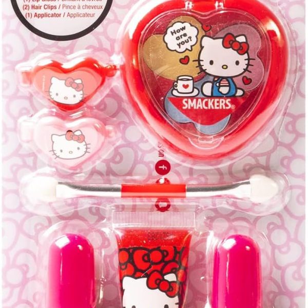 Lip Smacker Sanrio Hello Kitty Makeup Set for Kids Color Collection
