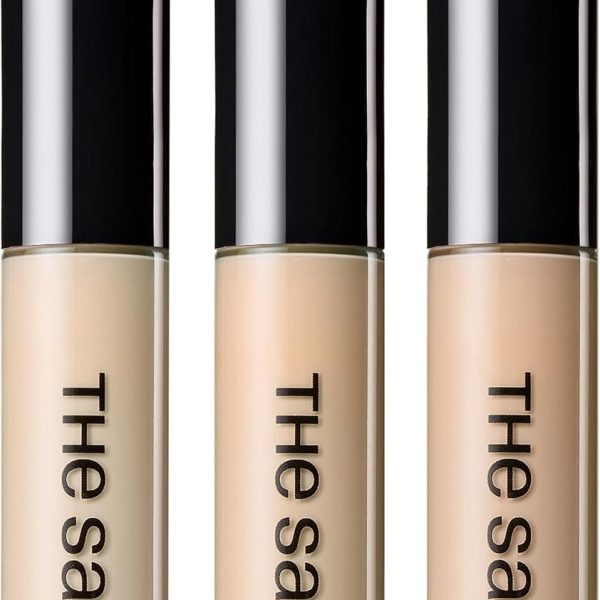 [the SAEM] خافي العيوب من Cover Perfection Tip SPF28 PA ++ 6.5g - خافي عيوب عالي الالتصاق بدون تكتل أو تشقق ، يغطي البقع والنمش والهالات السوداء (مجموعة 3 ألوان)