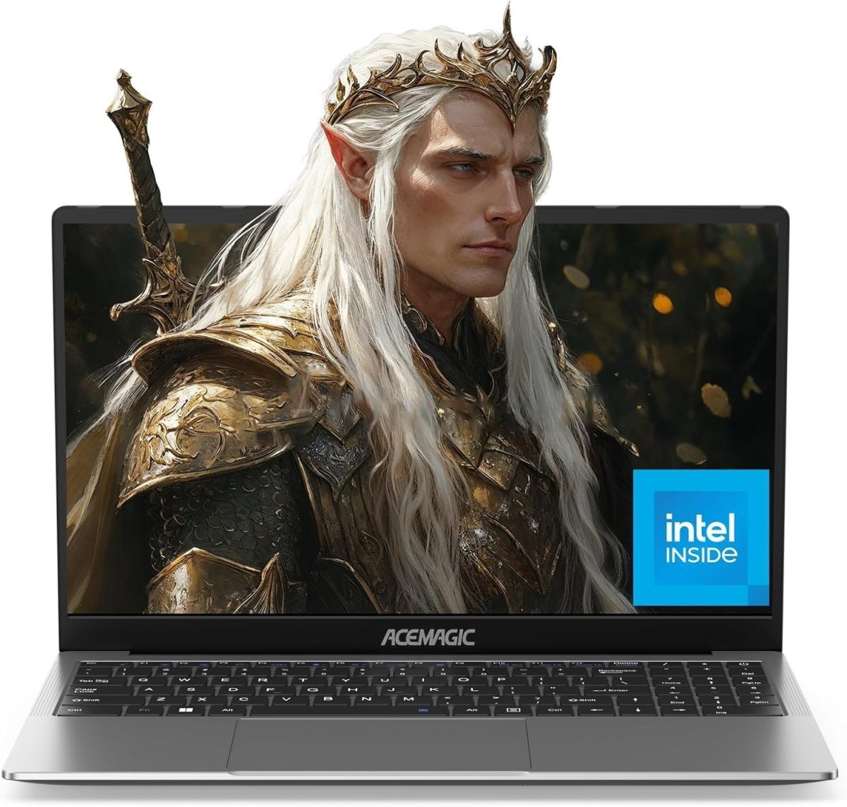 ACEMAGIC Alder Lake N-95 15.6 Inch Laptop 3.6Ghz 16GB Ram DDR4 512GB SSD 1920 x 1080 FHD Laptop Desktop BT5.0, WiFi USB3.2 Type C