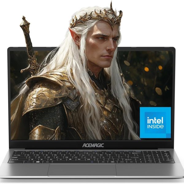 ACEMAGIC Alder Lake N-95 15.6 Inch Laptop 3.6Ghz 16GB Ram DDR4 512GB SSD 1920 x 1080 FHD Laptop Desktop BT5.0, WiFi USB3.2 Type C