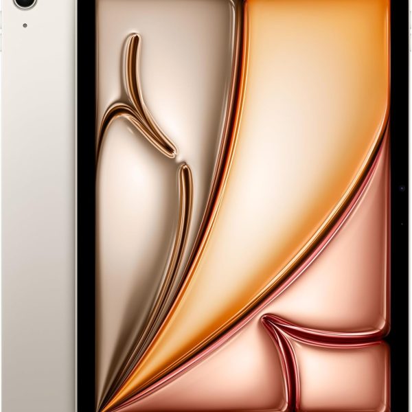 iPad Air مقاس 11 إنش (Wi-Fi،‏ 128GB) من Apple، موديل 2025 - ضوء النجوم (بشريحة M3)
