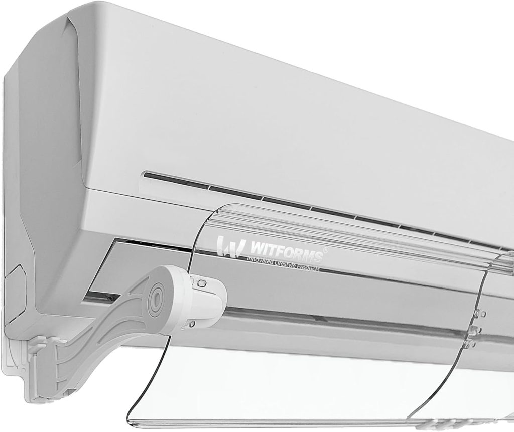 WITFORMS/Premium Plus - AC air Deflector, Easy Installation Without Punching Wall, Adjustable Size To Fit All Types And Sizes Of Air Conditioners