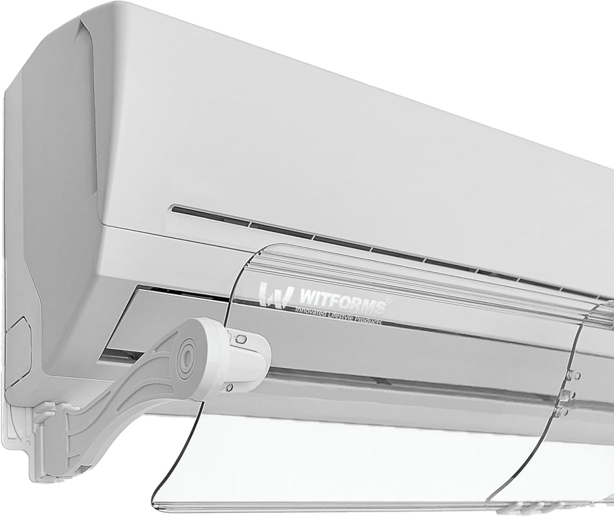 WITFORMS/Premium Plus - AC air Deflector, Easy Installation Without Punching Wall, Adjustable Size To Fit All Types And Sizes Of Air Conditioners
