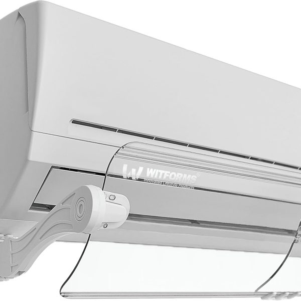 WITFORMS/Premium Plus - AC air Deflector, Easy Installation Without Punching Wall, Adjustable Size To Fit All Types And Sizes Of Air Conditioners
