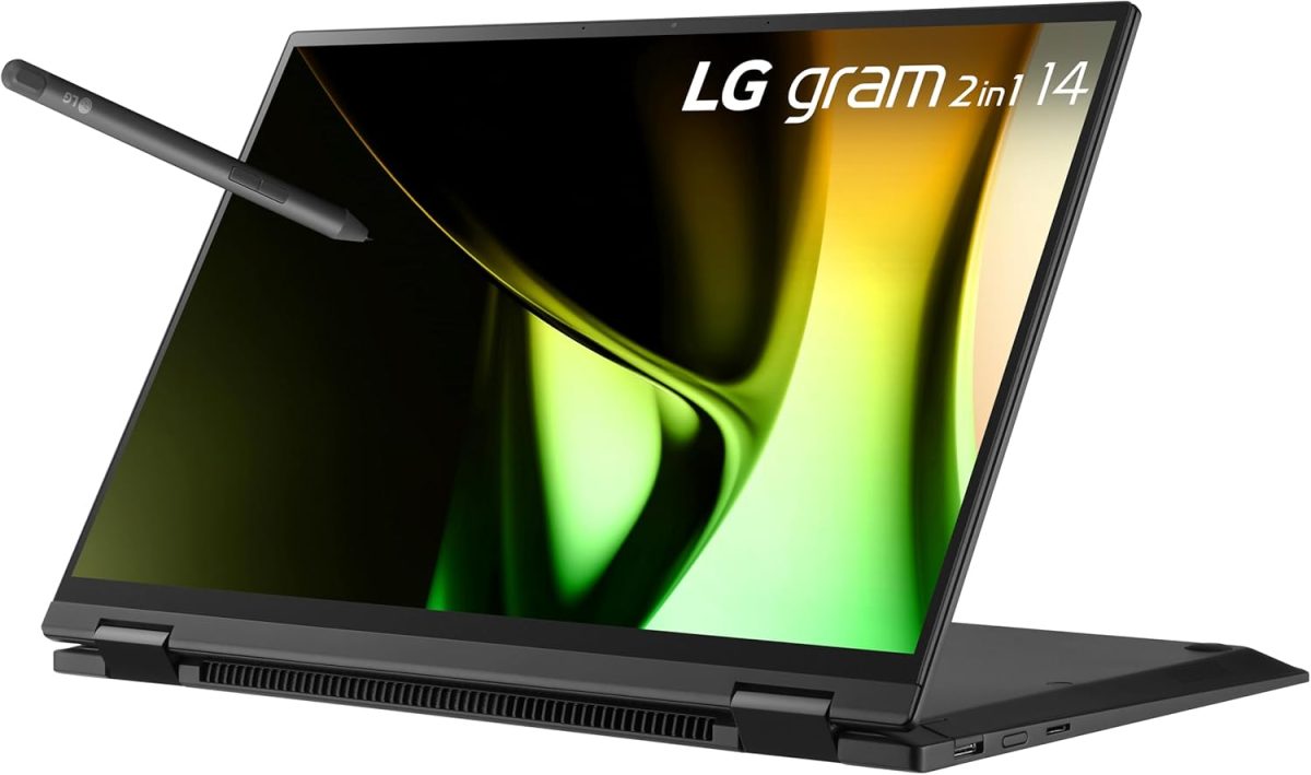 LG لابتوب جرام 2 في 1 خفيف الوزن ومتعدد الاستخدامات 14 انش اصدار انتل ايفو - كور الترا 5 ذاكرة رام 16 جيجا 512 اس دي