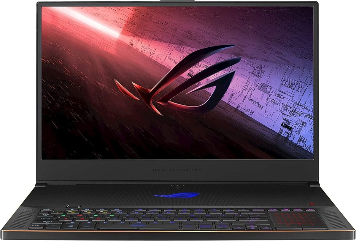 لابتوب من اسوس روج زيفيروس S17 بشاشة FHD 17.3 انش جيفورس RTX 2070 سوبر و كور i7 , 10750H بسعة 16 جب DDR4 وSSD 1 تيرا GX701LWS XS76 مع ويندوز 10 برو ، انتل
