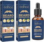 Azonee Beard Growth Oil With Biotin Caffeine, 2 PCS Beard Oil, Stimulate Beard Growth Serum For Facial Hair Treatment, Promote Hair Regrowth For Men Full Longer Masculine Thick Male Beard Gift