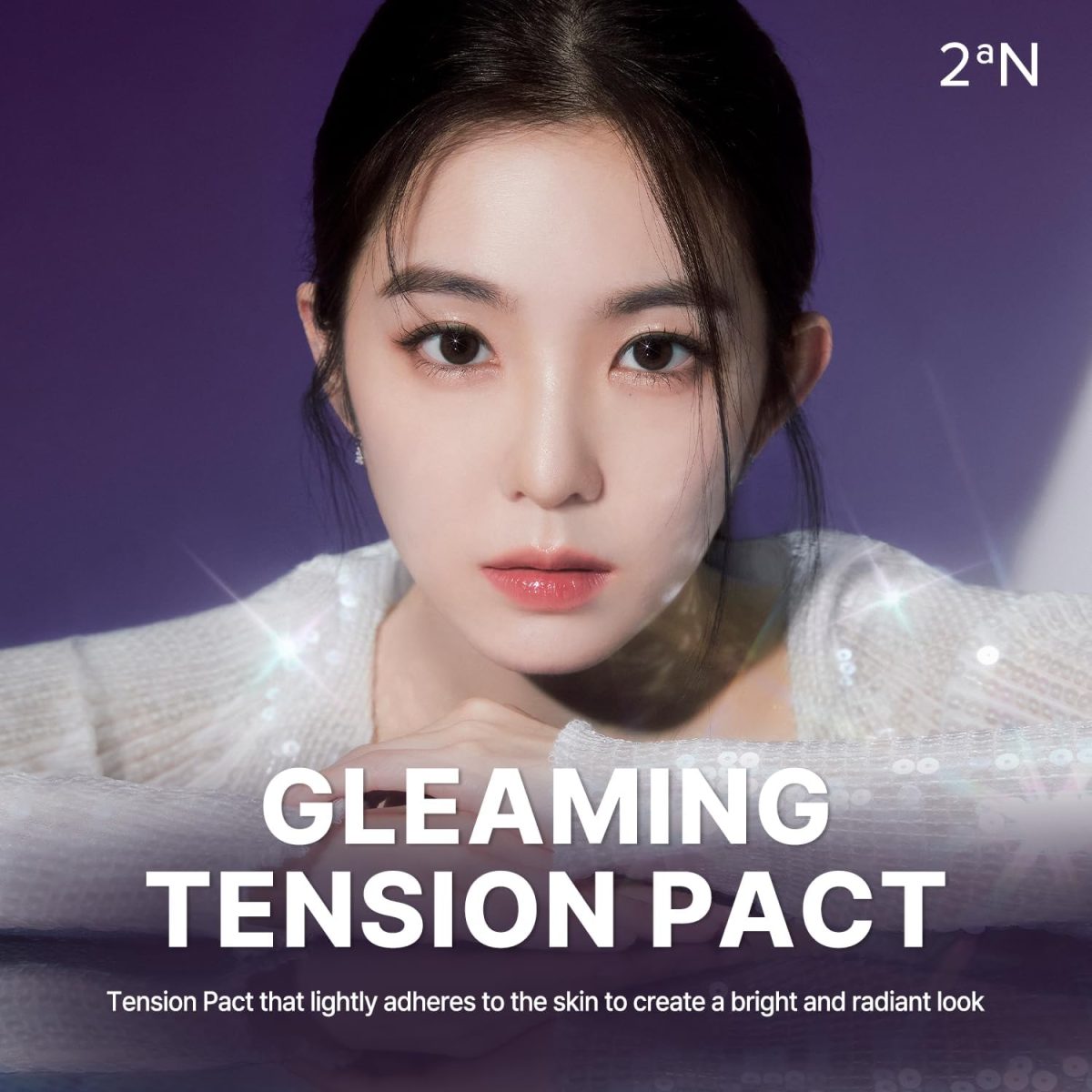 ⁦Gleaming Tension Cushion 0.45oz Compact Foundation | Korean Compact Format Foundation with Ceramides and Asian Centella | Lightweight & Lasting Makeup by K⁩ - الصورة ⁦2⁩