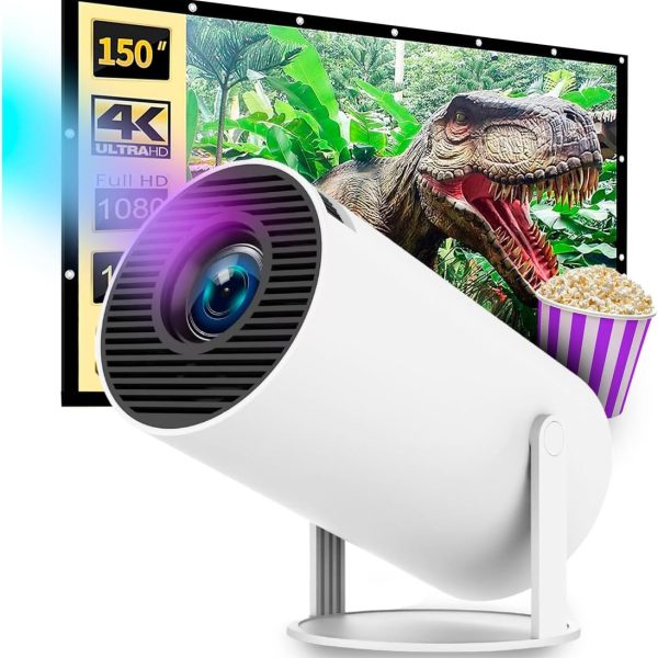 جهاز عرض محمول 4K أندرويد فُل إتش دي ذكي واي فاي سينما تلفزيون محمول