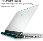 ⁦لابتوب AWm15,7272WHT,PUS ايليانوير m15 R3 15.6 بوصة فل اتش دي ضوء القمر كور i7,10750H الجيل 10، رام 16 جب، 512 جب SSD، جيفورس RTX 2060 6 جب GDDR6، ويندوز 10 هوم AWm15,7272WHT,PUS⁩ - الصورة ⁦6⁩