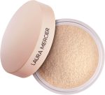 Laura Mercier Translucent Loose Talc-Free Setting Powder Ultra-Blur: Natural & Blurring Finish, Long Lasting, For Normal to Dry + Mature Skin, 4 Shades for All Skin Tones, Hyaluronic Acid Infused