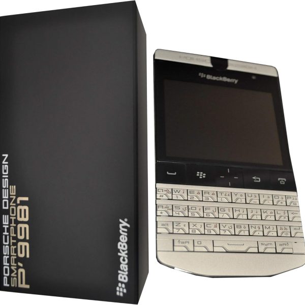 Blackberry Porsche Design P'9981 (QWERTY English + Arabic Keypad) 8GB Factory Unlocked (GSM Only, No CDMA) 3G Smartphone - International Version (Dark Platinum/Silver)