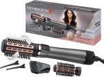 Remington Rotating Fan Brush [Keratin and Almond Oil Care] Keratin Protect (1000 W, Ceramic, Variable Temperature, 3 Accessories: 2 Round Brushes 40 and 50 mm, Volume Comb) AS8811
