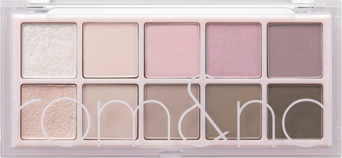 rom&nd Better Than Palette 102g (06 Peony Nude Garden) | Eye Makeup Palette, Matte & Shimmer Eye Shadow, Sparkling Glittery, various 10 shades, Long Lasting, High Pigmented, Blendable, Warm Tones
