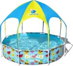 Bestway Steel Pro Uv Careful 244Cm X 51Cm Splash-In-Shade Play Pool