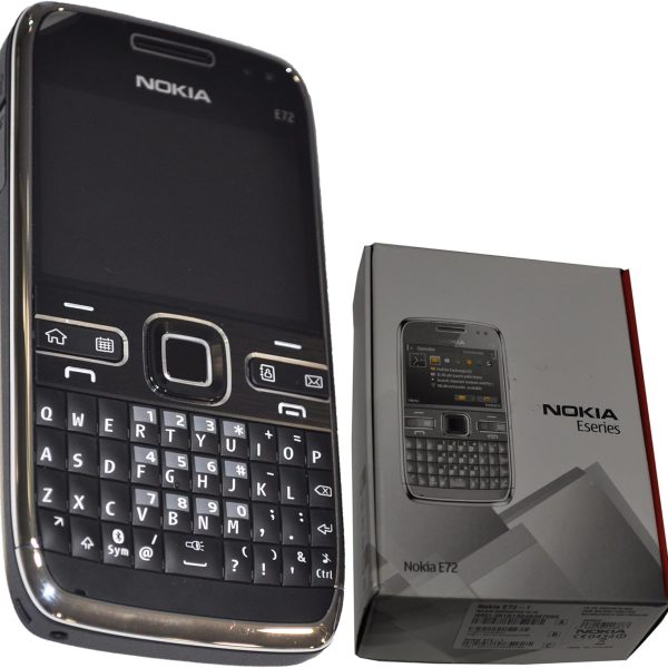 Nokia E72 STANDARD EDITION SINGLE SIM 250MB (GSM Only | No CDMA) Factory Unlocked 3G keypad Phone (Zodium Black) - International Version