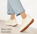 ⁦LUCKY STEP Women's Platform Sneakers Rhinestone Fashion Chunky Casual Sparkly Retro Braided Walking Shoes⁩ - الصورة ⁦4⁩