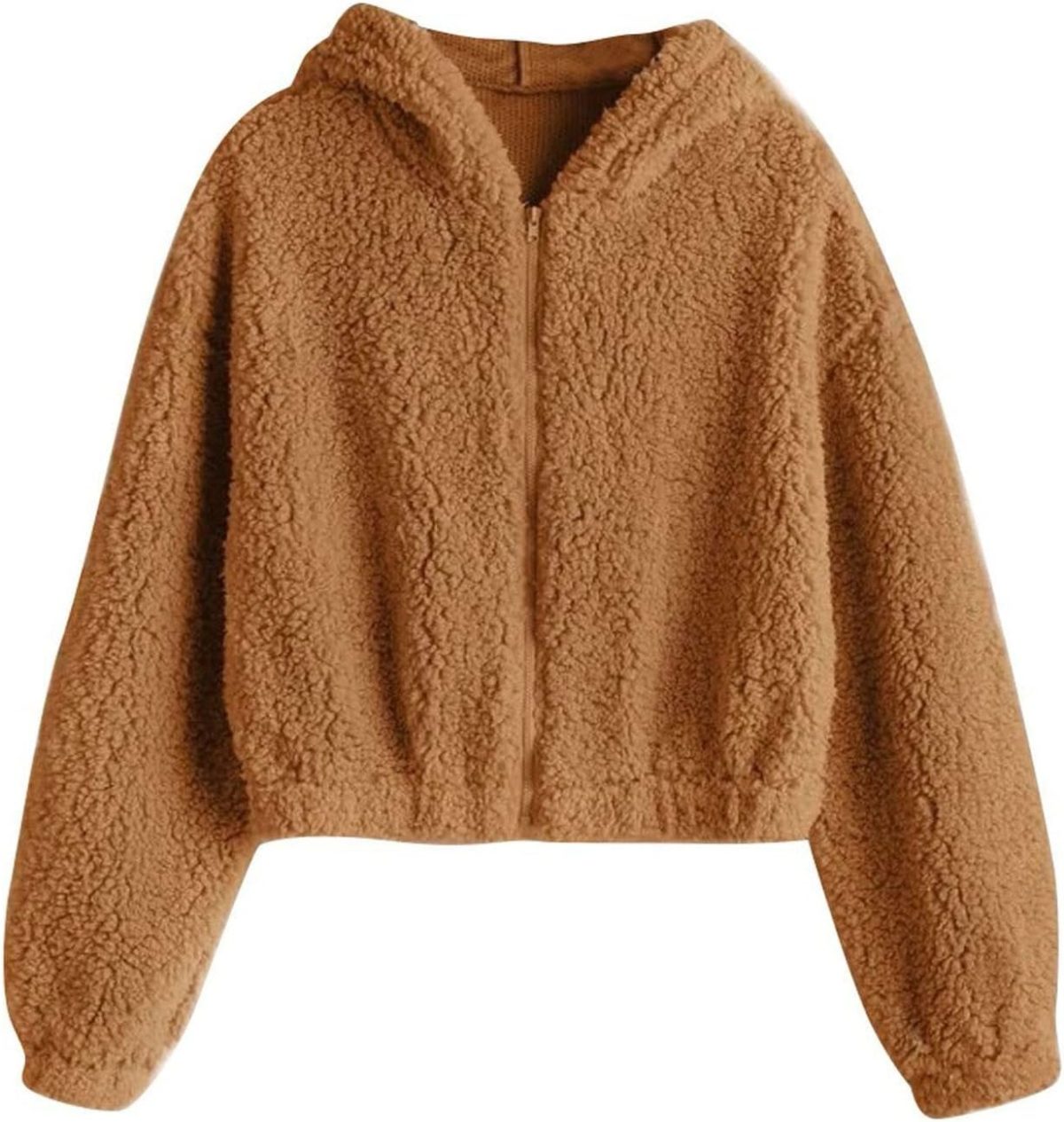 HOT BODY Flannel Jacket Fashion Women Solid Zipper Pullover Autumn