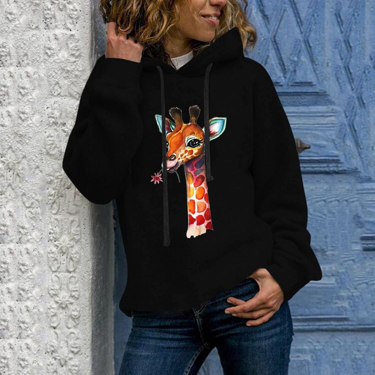 HOT BODY Womens Hoodies Women Hoodies Sweatshirt Streetwear Hoodie Ms Sweatshirt Pullover Hoody Color Gray Size Medium
