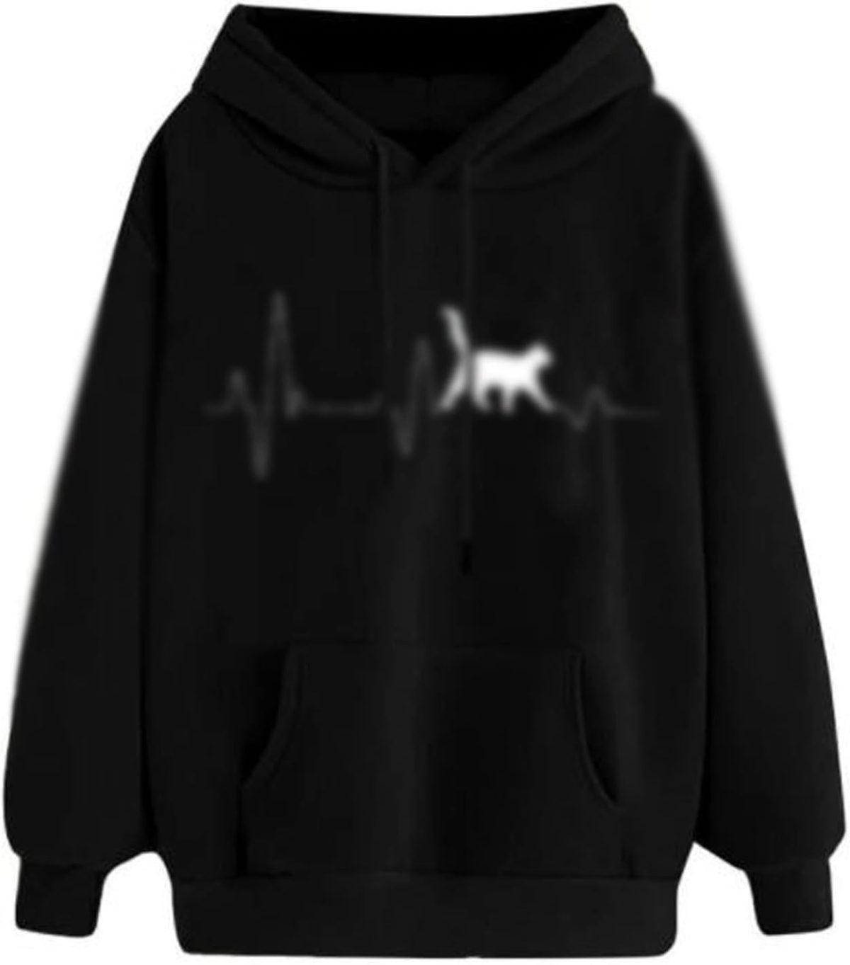 SKYWOK Womens Hoodies Women Sweatshirt Hoody Printed Casual Hooded Pullovers
