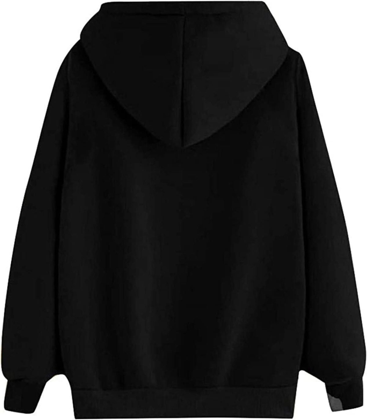 SKYWOK Womens Hoodies Women Sweatshirt Hoody Printed Casual Hooded Pullovers Autumn Long Sleeve Clothes Oversized With Pocket Tops Color Gray Size M