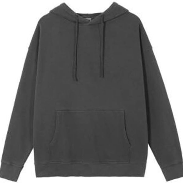 TOEE Women Sweatshirts Sports Harajuku Sweatshirt Hoodie Solid Pullovers Set Vintage Couple's Style Outerwear Women Loose Thick Jackets Suit (Color : Dark gray, Size : X-Large)