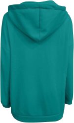 ⁦JYDQM Women's Long Hoodies Pullover,Winter Casual Fleece Jackets Knitted Sweatshirt Zip Up Hoodies,S-5XL (Color : A-grass Green, Size : 3XL)⁩ - الصورة ⁦3⁩