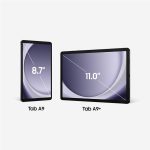 ⁦Samsung Galaxy Tab A9+ WiFi Android Tablet, 8GB RAM, 128GB Storage, Silver (KSA Version)⁩ - الصورة ⁦3⁩