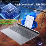 ⁦Lenovo ThinkBook 16 G7 16" FHD+ Business Laptop Computer, Intel 16-Core Ultra 7 155H (Beat i7-13705H), Arc Graphics, 32GB DDR5 RAM, 1TB PCIe SSD, WiFi 6E, Backlit Keyboard, Windows 11 Pro, AZ-XUT⁩ - الصورة ⁦3⁩