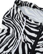 ⁦ZGMCGD Women's Half Zip Color Block Sweatshirt Hoodies Drawstring Pullover Tops with Pockets⁩ - الصورة ⁦5⁩
