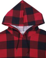 ⁦ESPRIT KIDS ZGMCGD Women's Half Zip Color Block Sweatshirt Hoodies Drawstring Pullover Tops with Pockets⁩ - الصورة ⁦6⁩