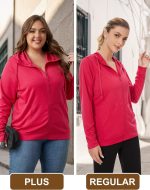 ⁦ANOTHER CHOICE Women Full Zip-Up Hoodie Jacket Plus Size Avaliable⁩ - الصورة ⁦5⁩