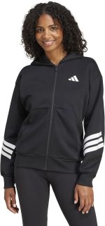 ⁦adidas Women's Future Icons Three Stripes Full Zip Hoodie Hooded Sweatshirt⁩ - الصورة ⁦3⁩