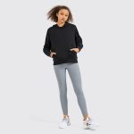 ⁦TOEE Women Sweatshirts Women Sports Jacket Hoodies Sweatshirts Breathable Sweat Sweatshirt With Hood Wear Outside Home Sports Casual Jacket (Color : Pink, Size : X-Large)⁩ - الصورة ⁦7⁩