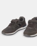 ⁦REDTAG Boys Grey Material Block Sneakers⁩ - الصورة ⁦3⁩