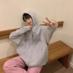 ⁦AAZXVVBB Women's Fashion Hoodies & Sweatshirts Autumn Fashion Hooded Long Sleeve Loose Casual Hoody All-match Boyfriend Office Ladies Sweatshirts(L(Asian Size))⁩ - الصورة ⁦7⁩