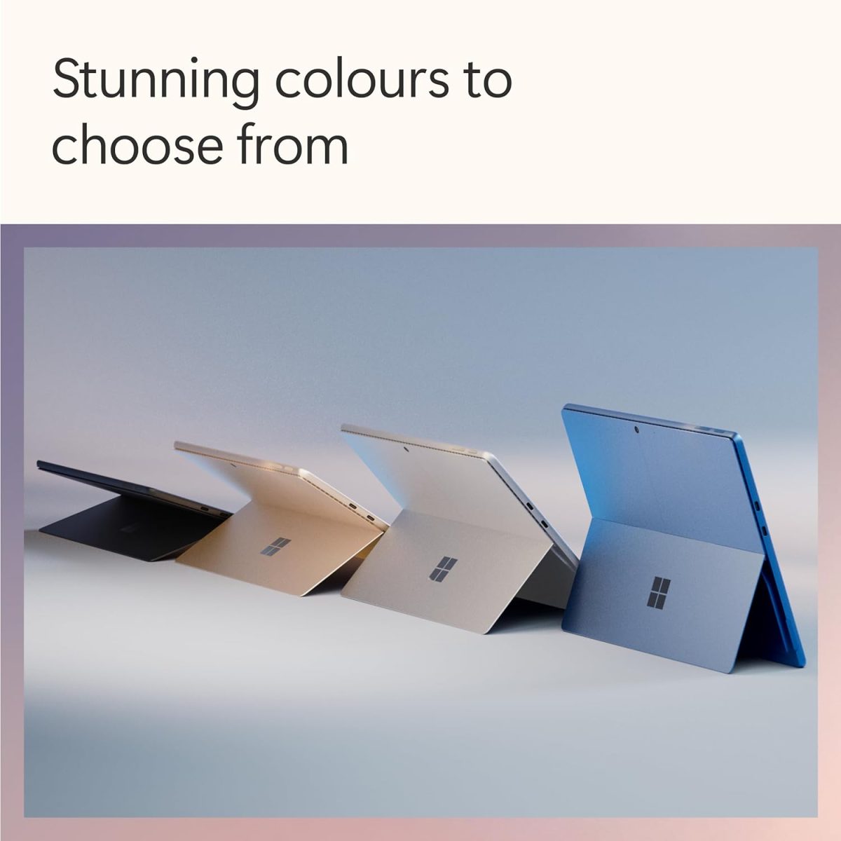 ⁦Microsoft Surface Pro (11th Edition - 2024), Copilot+PC, 2 in 1, 13"LCD upto 120Hz Display, Snapdragon X Plus, Qualcomm Hexagon with 45 TOPS NPU, Qualcomm Adreno GPU, 16GB RAM, 256GB SSD, Platinum⁩ - الصورة ⁦10⁩