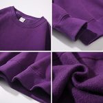 ⁦HOT BODY Womens Hoodies Women Solid Color Farseeing Sleeve Oversized Hoodie Sweatshirt Ladies Streetwear Slouch Pullover Jumper Tops6 Colours (Color : OneColor, Size : L)⁩ - الصورة ⁦4⁩