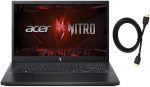acer Nitro V 15.6" FHD 144Hz Gaming Laptop | Intel 10-Core i7-13620H | NVIDIA GeForce RTX 4060|Backlit | Black | 16GB RAM DDR5 | 1024GB SSD | Windows 11 Home |Bundle with HDMI Cable