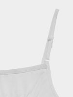 ⁦Styli Girls Pack Of 2 - Solid Strappy Crop Top⁩ - الصورة ⁦5⁩