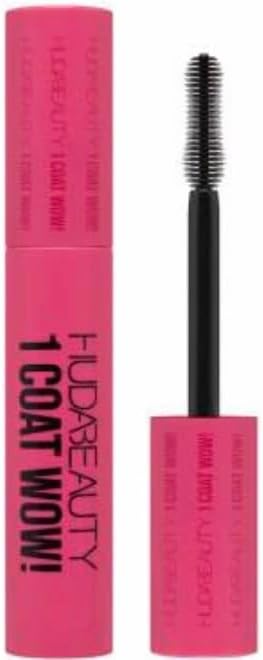 HUDA BEAUTY ORIGINAL | 1 Coat Wow! Volumizing Mascara | by Bella | (Black 10 ml, 10 ml (1 Pack)