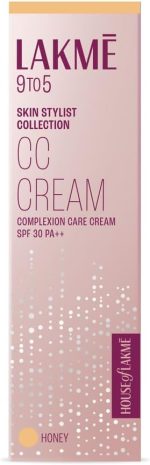 ⁦Lakme 9 to 5 Complexion Care CC Cream Honey, 30 g⁩ - الصورة ⁦4⁩