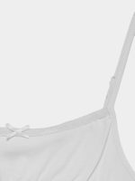⁦Styli Girls Pack Of 2 - Solid Strappy Crop Top⁩ - الصورة ⁦4⁩
