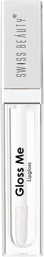 ⁦SWISS BEAUTY Metallic Gloss Me Lip Gloss | Lightweight,Non Sticky and Hydrating Lip Gloss| White, 6Ml⁩ - الصورة ⁦9⁩