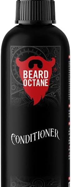 Beard Octane - Neutral Beard Conditioner - 8 oz. - Repair Damaged Hair and Softens - Hight Quality Ingredients with Biotin - Handcrafted in the USA