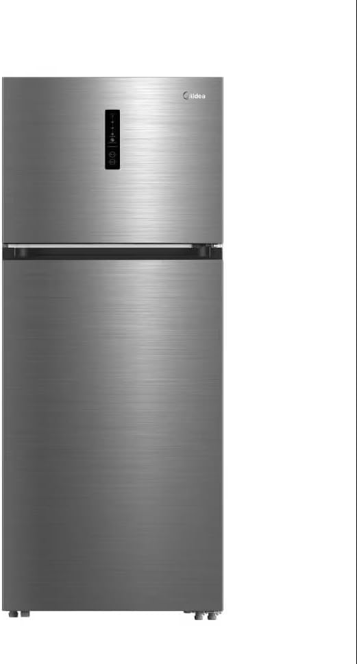 Double Door Refrigerator, 535L Capacity, 74x78x182 cm, Inverter Technology, 340 kW Power, Silver, Stainless Steel